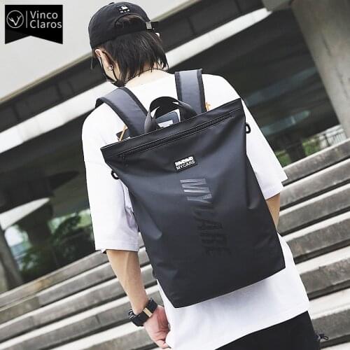 Men Waterproof Inch Laptop Backpacks High Quality Fashion Mens Lightweight Travel Backpack Trend Multi-function Backpack Unisex
