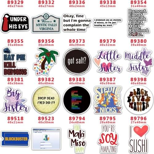 Custom credit card logo Cute Accessories for Bows Flatback Planar Resin DIY Craft Supplies Handcraft Decor Materials PR89329