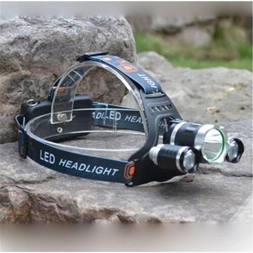 LED Headlight 5000 Lumens Cree XM-L T6 Head Lamp High Power 4 Mode LED Headlamp Zoomable Not Include 18650 Battery