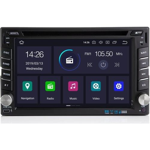 Universal 2 Din Android10 4+64G Car Dvd Player GPS+wifi+bluetooth+radio+Octa Core+ddr3+Capacitive Touch Screen+car stereo