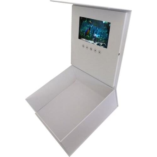 Quality 7 Inch Video Gift Box Greeting Card Lcd Light Control Gift Box Greeting Card Video Gift Box Greeting Card Graduation Gif