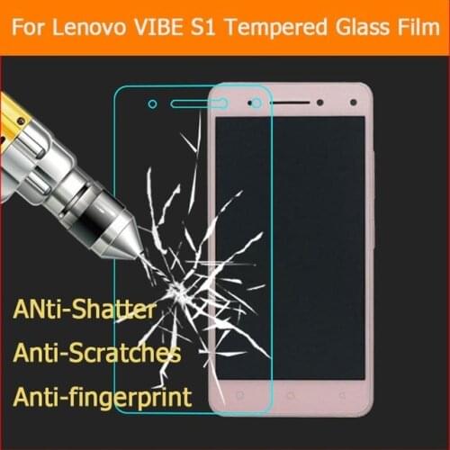 Original Tempered Glass For Lenovo VIBE S1 Screen Protector Toughened protective film For S1a40 S1c50 glass