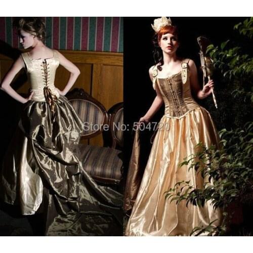 HistoricalR-724 Vintage Costumes 1860s Civil War Southern Belle Ball wedding Dress/Gothic Lolita Dress Victorian dresses