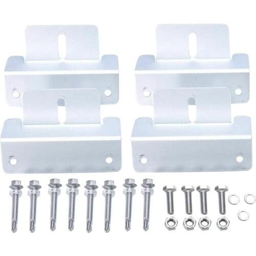 4 Pcs Solar Panel Z Bracket Solar Panel Mounting Mounts For Rv Boat Roof Wall