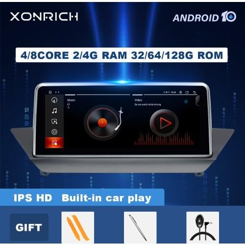 8 Core 4GB 128 GB 10.25" Android 10.0 For BMW X1 E84 2009~2015 IDrive Car Stereo Audio Player GPS Navigation Multimedia Carplay