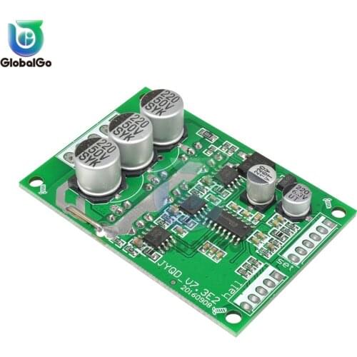DC 12V-36V 500W PWM Motor Balancing Brushless Motor Controller Automotive Balanced BLDC Car Driver Control Board Module
