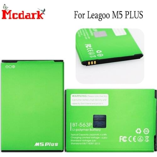 BT-563P Battery For Leagoo M5 PLUS Batterie Bateria Batterij AKKU 2500mAh