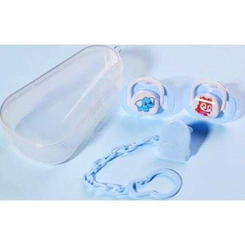 Baby Teether Case Molar Toy Storage Box Transparent PP Drop/Rectangle Shape Boxes Baby Pacifier Storage Dustproof Anti-bacterial