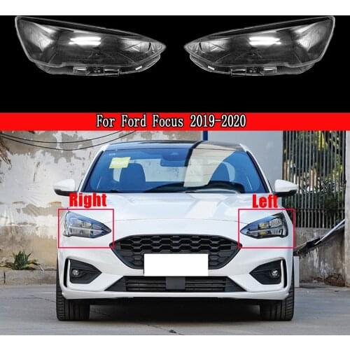 Car Headlight Cover Lampcover Lampshade Lamp Glass Lens Case For Ford Focus 2019 2020 Car Auto Shell Cover Replacement Part