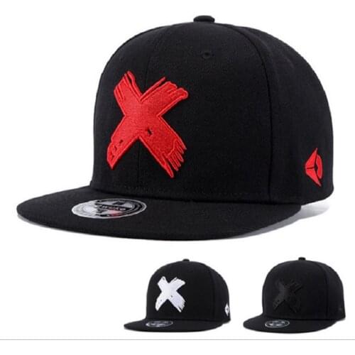 Fashion MenS Baseball Cap Letter X Embroidery Caps Women Summer Adjustable Sun Hat Cotton Hip Hop Snapback Hats Gorras
