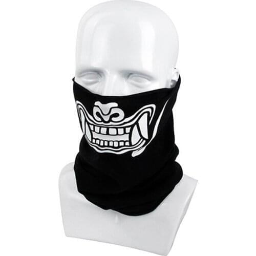 TMC Thai Style Wrap (Black) Cotton Half Face Cover Airsoft Combat Tactical Protective Bandanas Scarf Camouflage
