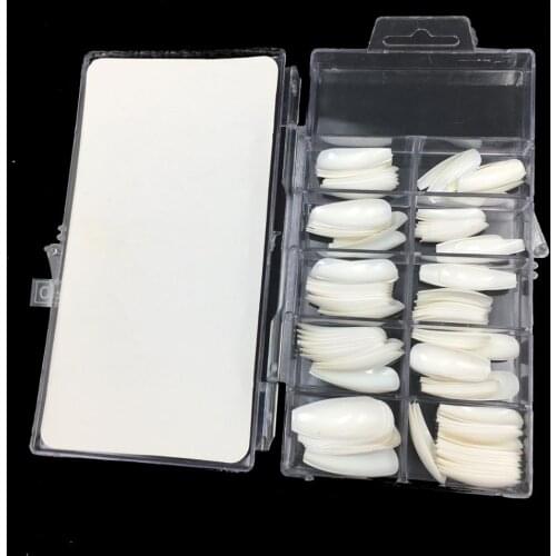 120Pcs/Set False Nail Ballerina Nails Tips Coffin Shape Full Cover False DIY Nail Art Tips Decoration Manicure Tips Tools