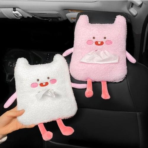 Full rhinestones rainbow gradiant Car decoration supplies car tissue box cute tissue box in the car creative car drawer box