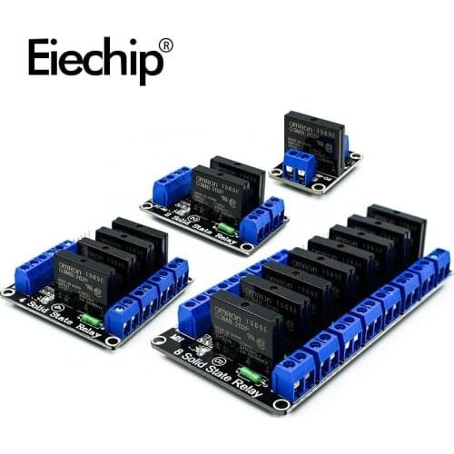 1/2/4 channel relay module 5V low level solid state relay 250V 2A Output with Resistive Fuse 1 2 4 Way Relay For Arduino