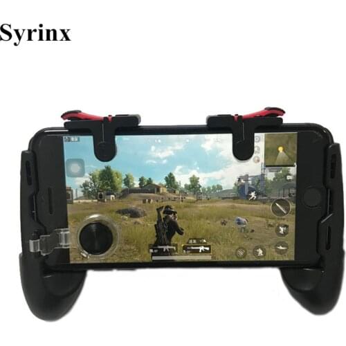 For Phone L1R1 Grip with Joystick / Trigger L1r1 Fire Buttons For iPhone 8 Android IOS Mobile Gamepad For Pubg Controller Holder