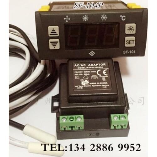 SF-104 SF-104P Digital Display Thermostat Freezer Cold Storage Display Cabinet Temperature Controller