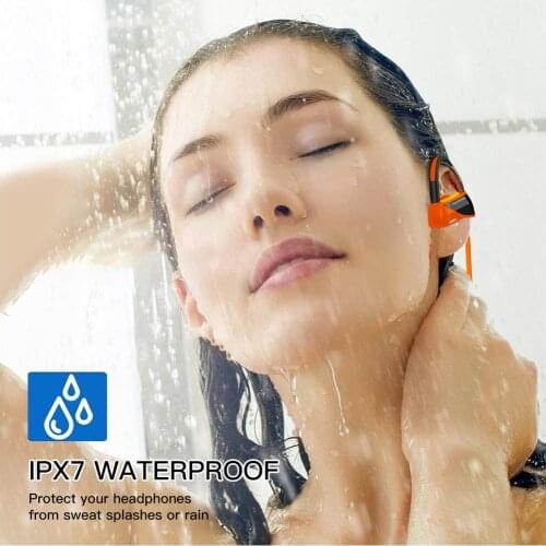 MOXOM Sport Bluetooth Headphone Waterproof Wireless Headphones Earphone Stereo Audio Headset with Handsfree Mic for Running