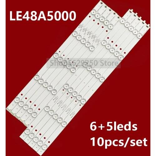 3V/LED LED Backlight strip 11 lamp For Haier 48"TV LH48U3200LED RF-DK480B32-0501L-01 A2 0601R LE48G3000 LE48A5000 LH48M6000