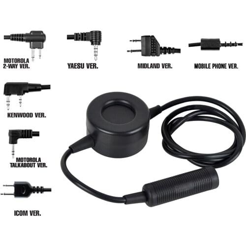 Z Tactical Waterproof PTT Compatible with Comtac II H50 SORDIN HD03 Headset Headphone Airsoft Accessories Z114