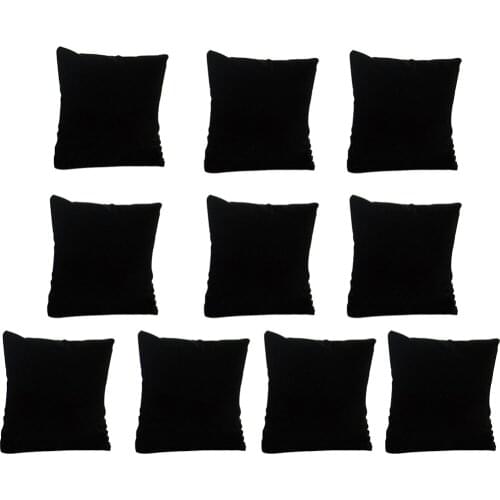 1pcs Velvet Pillow Cushion Bracelet Watch Jewelry Display Holder Showcase Watch Bracelet Velvet Display Under Pillow