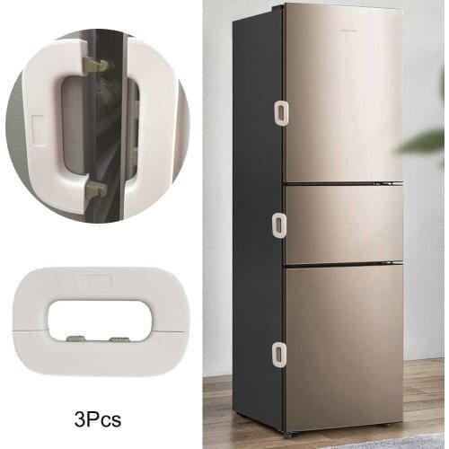 Baby Safety Home Refrigerator Lock Fridge Freezer Door Catch Lock Toddler Kids Child Cabinet Safety Lock Baby Cupboard Locks