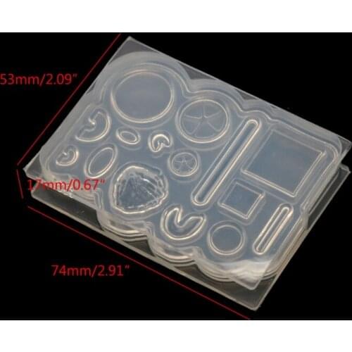 83XC Mini Hamburger Sandwich Food Play Epoxy Resin Mold Hot Dog Tomato 1:12 Small Simulation Food Silicone Molds Craft Tools