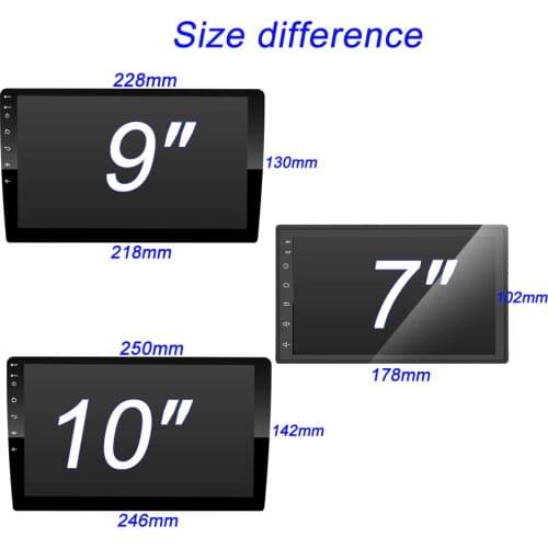 2 din car Android car radio multimedia car player for Toyota Volkswagen Hyundai Kia Renault Suzuk Nissan Honda Audi Lada