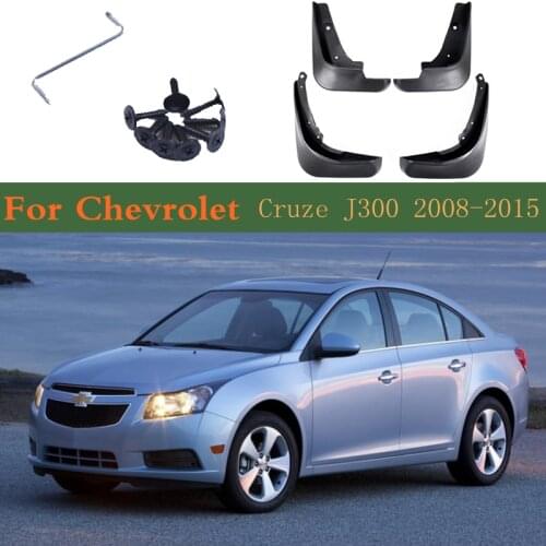 Car Mudflap 4x Fender Styling Accessories 1st Gen Upgrade Mud Guard Flap Splash Protection For Chevrolet Cruze J300 2008-2015