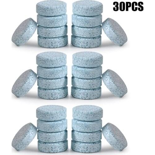 10/20/30pcs Lot Car Windscreen Window Cleaner Wash Tab Glass Effervescent Tablet Auto Care Effervescent Tablets Cleaning Tools