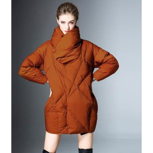 White duck women winter coat, warm fashion big size, thick down jacket, high quality, Korean 8005 kj2808