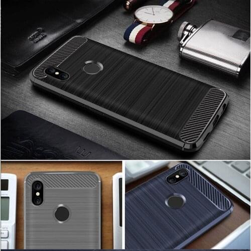 Xiaomi Mi A2 Case Silicone Cover for Xiaomi Mi A2 Lite Case Soft Carbon Fiber Phone Case for Xiaomi MiA2 lite MiA1 Redmi 6 Pro