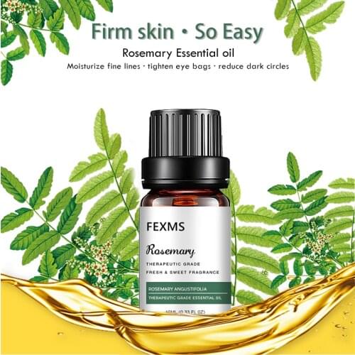 Rosemary Essential Oils Therapeutic Grade - Pure Rosemary Oil for Hair Skin and Nails With 100% Pure Essential Oils 10ml