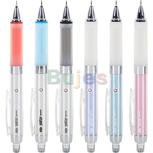 Uni Kuru Toga M5-858GG Alpha Gel pencil ,Auto Lead Rotation with Super Grip Mechanical Pencil 0.5mm Student School Supplies