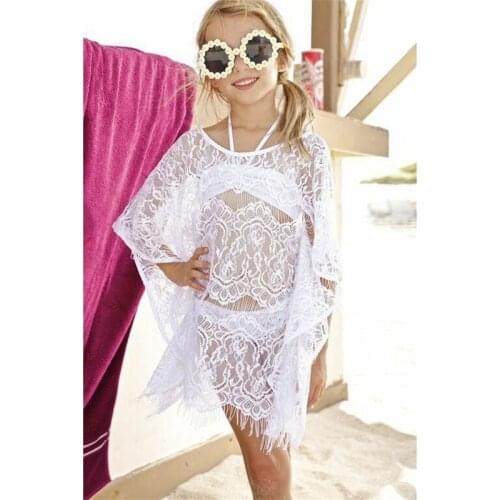 3PCS Set Girls Kids Swimsuit Summer Beach Bathing Suit Bikini Swimwear Dress Outfits Clothes