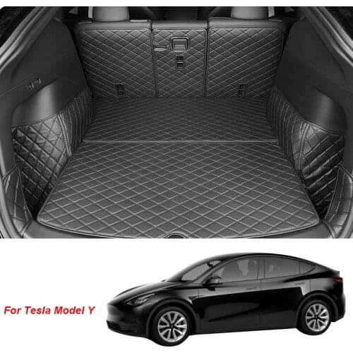Car Wind Brand Car Trunk Mats For Tesla model Y 2019 2020 2021 Cargo Liner Accessories