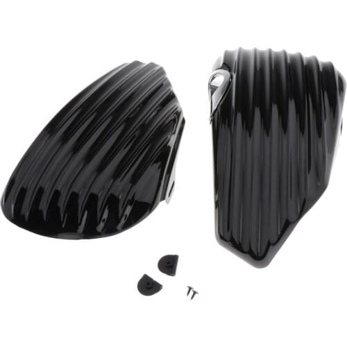 Motorcycle Battery Cover Guard Protector Fairing Fit for Harley Sportster XL883 XL1200 48 72 2004-2013 (Black)