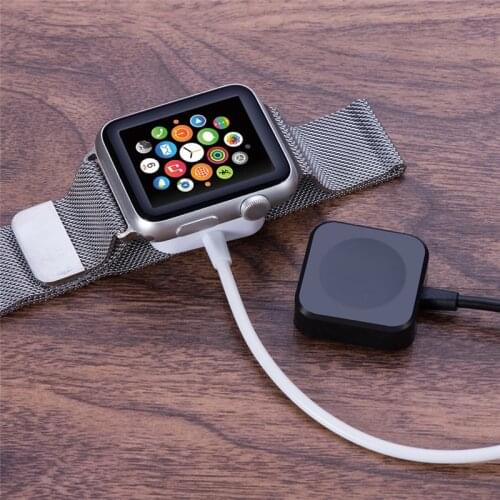 Magnetic Fast Wireless Charger Stand For Apple Watch 6 /5/4/3/2/1 Square Power Charger Dock For Smart Watch iwatch 6 5 4 3 2