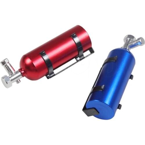 Metal Nitrogen Gas Bottle for 1/10 RC Crawler Axial SCX10 Traxxas TRX4 TAMIYA CC01 RC4WD D90 TF2 Accessories Decoration