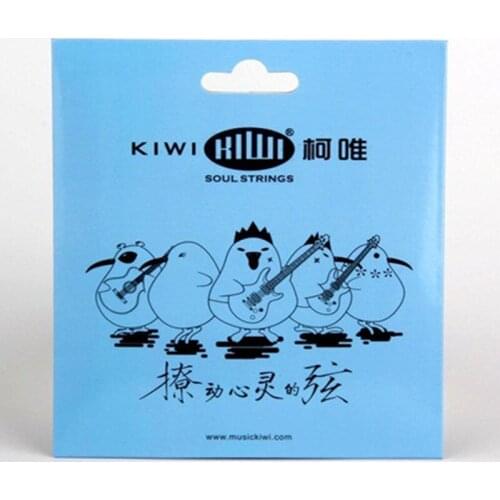 Kiwi Acoustic Guitar Strings Set 75 Copper 010 011 012 Folk Strings For Acoustic Guitar Beginner