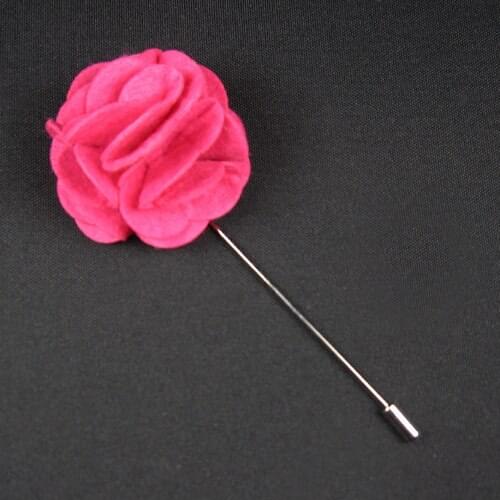 New men brooch flower lapel pin felt flowers pin 12 piece/lot wedding groomsman 15colors for your choose free shipping