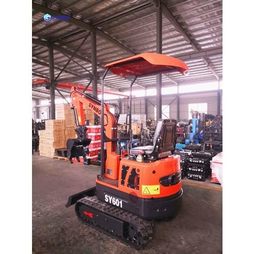 SYNBON New Mini digger for construction mini excavator 1.0 ton with optional attachment