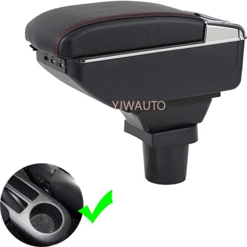 Armrest For Toyota Yaris 2008~2011 Center Console Box Car Arm Rest Ashtray Storage Box with CUP Holder