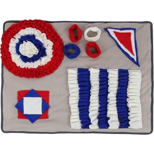 Pet Dog Snuffle Mat Nose Smell Training Blanket Sniffing Pad Slow Feeding Bowl