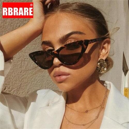 RBRARE Cat Eye Sunglasses Women 2021 Luxury Brand Retro Triangular Cateye Glasses For Women Vintage Oculos Feminino Sunglasses