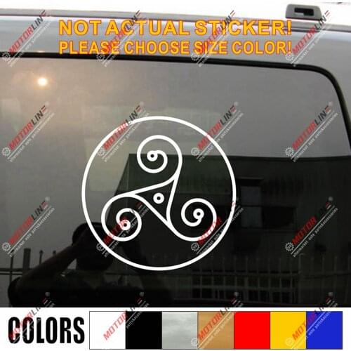 Triskelion Triskele Symbol Decal Sticker Car Vinyl Irish round
