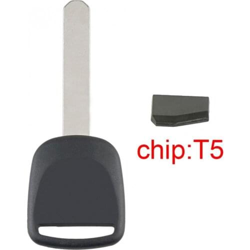Uncut Blade Blank Car Remote Key Replacement Ignition with T5 Transponder Chip Fit for Honda Civic Car Key