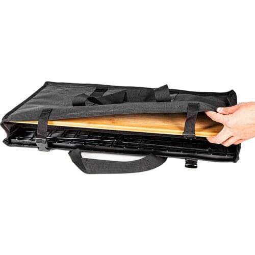 Waterproof Mesh Folding Table For Picnic Oxford Cloth Accessories Kitchen Outdoor Camping Storage Net Bag Large Capacity Hanging