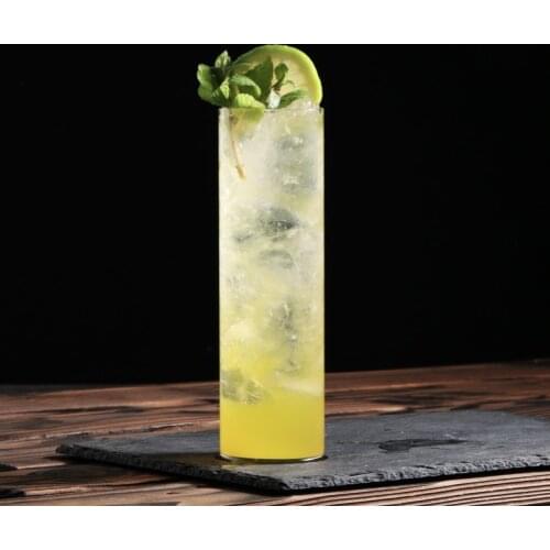 Japanese Straight Colin Cup Fizz Cocktail Glass High Ball Cup Long Island Iced Tea Glass Long Drinking Cup