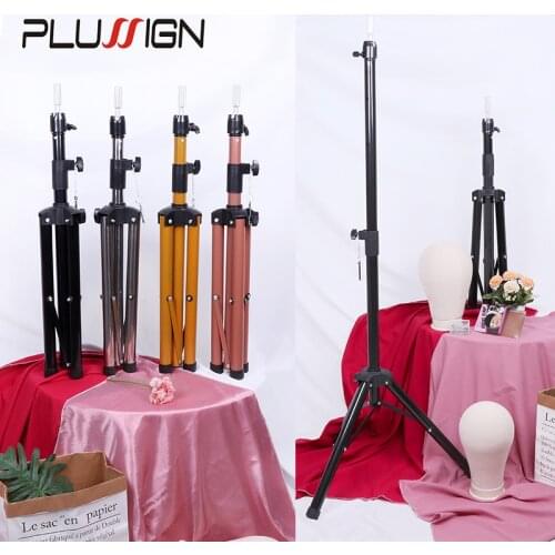 1.5Kgs Strong Adjustable Tripod Stand Hair Wig Stand Meannequin Black Mannequin Head Tripod Stand For Hairstyles Hairdressing