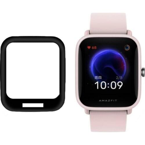 3D Curved Edge Soft Protective Film Smartwatch Full Cover Protection For Amazfit Bip U/Pro/Pop Smart Watch LCD Screen Protector